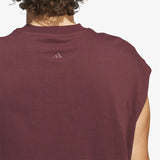 Basketball Logo Tank - Burgundy