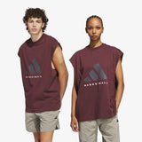 Basketball Logo Tank - Burgundy