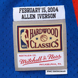 Allen Iverson 2004 All Star HWC Swingman Jersey - Blue
