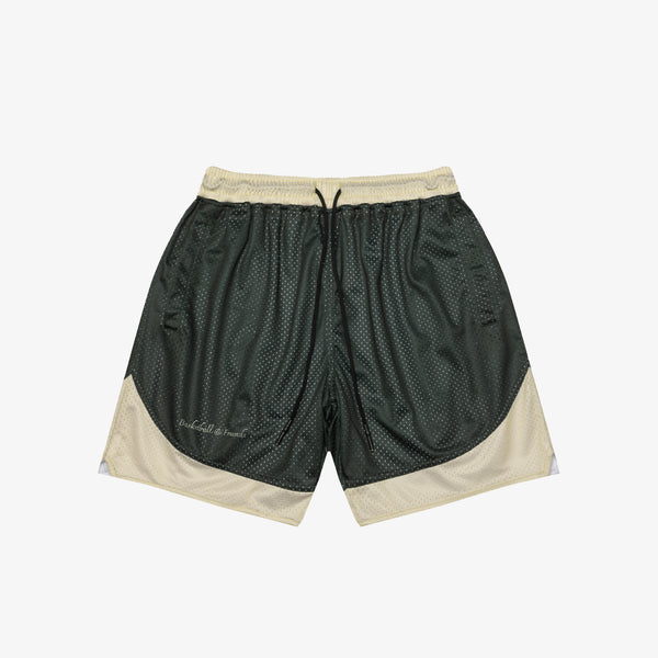 Green best sale basketball shorts