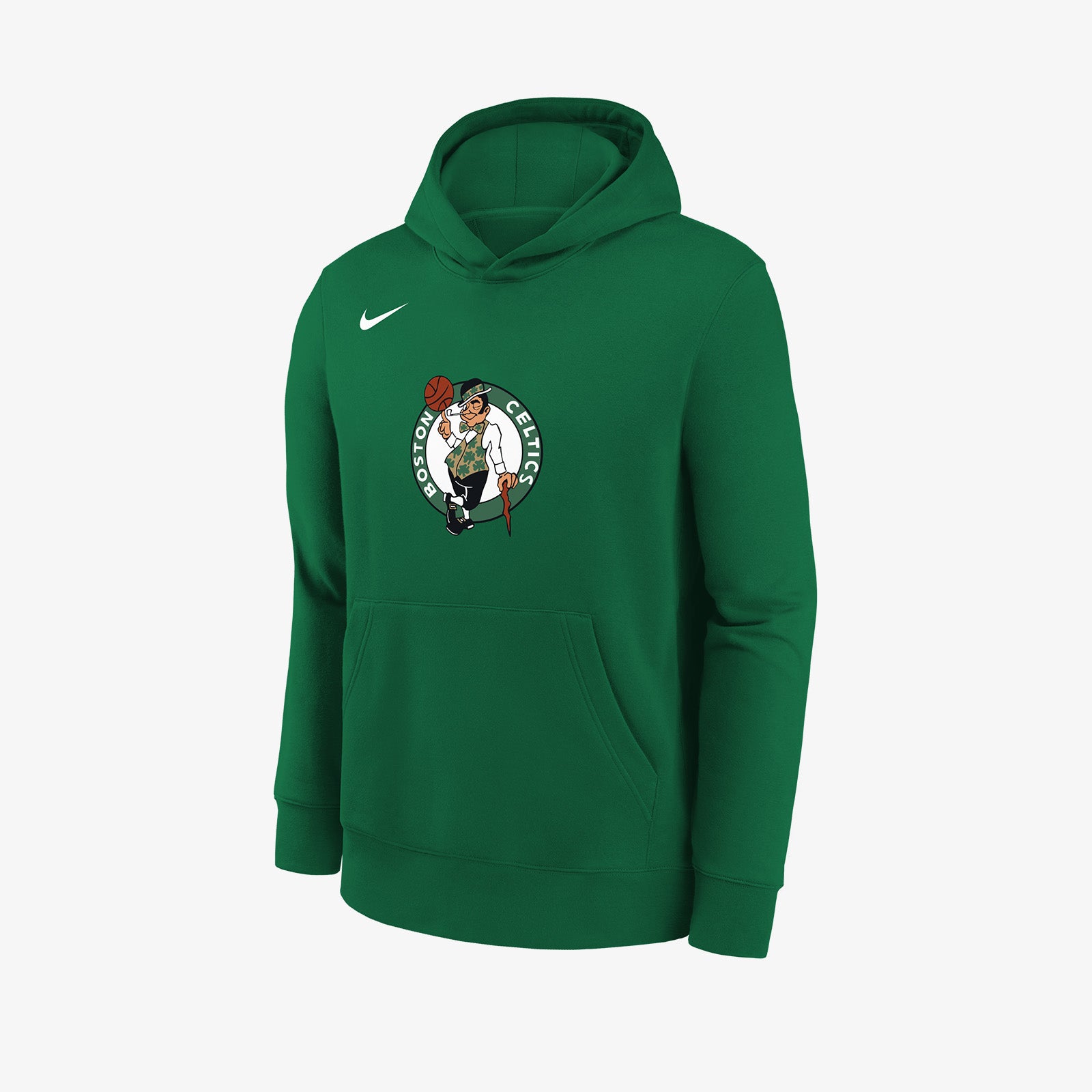 Boston Celtics Club Logo Fleece Youth Hoodie Green – Throwback