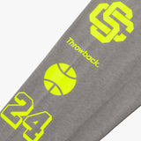 Headline Melbourne Long Sleeve Oversized T-Shirt - Washed Grey