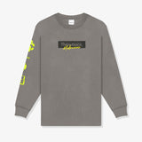 Headline Melbourne Long Sleeve Oversized T-Shirt - Washed Grey