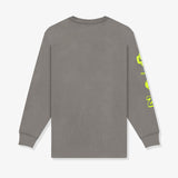Headline Melbourne Long Sleeve Oversized T-Shirt - Washed Grey