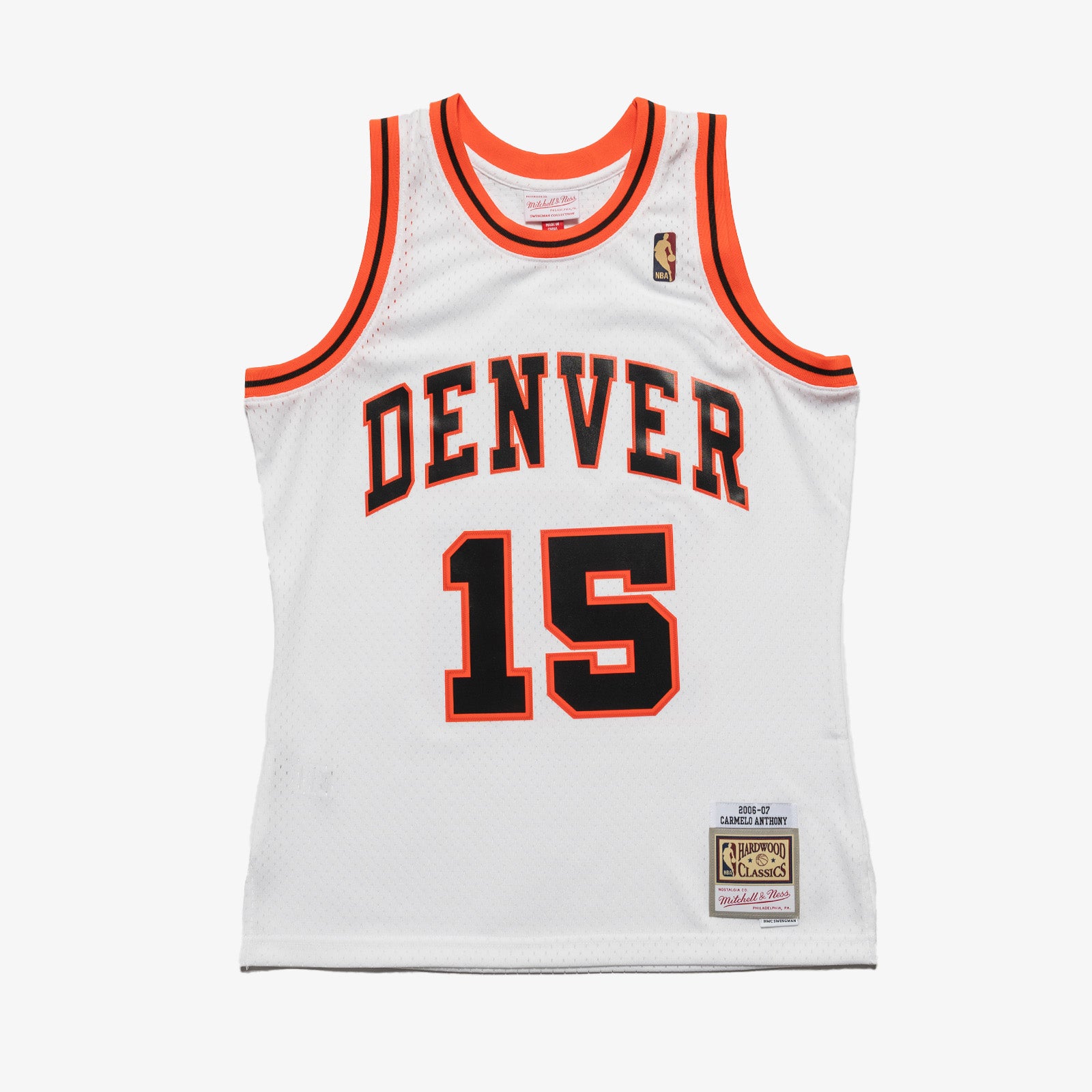 Carmelo anthony swingman jersey white outlet