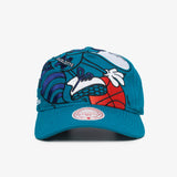 Charlotte Hornets Logo Blast Deadstock Snapback - Teal