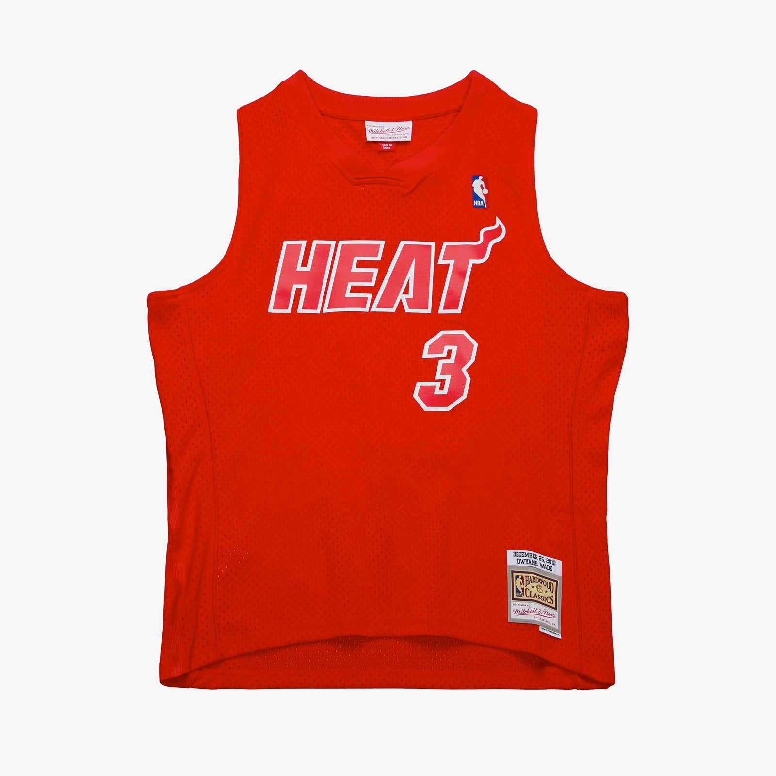Dwyane Wade Miami Heat 12-13 HWC Swingman Jersey Red – Throwback
