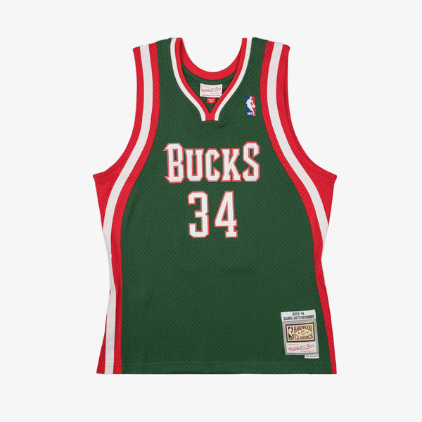 Giannis Antetokounmpo Milwaukee Bucks 13 14 HWC Swingman Jersey