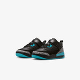 Jordan Spizike Low (TD) - Black/Wolf Grey/Gamma Blue