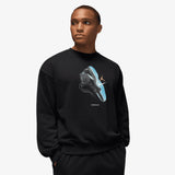 Jordan Brooklyn Fleece Men's Crew-Neck Sweatshirt - Black