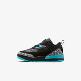 Jordan Spizike Low (TD) - Black/Wolf Grey/Gamma Blue