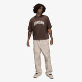 Jordan Flight Essentials Boxy Short Sleeve Crew T-Shirt - Brown
