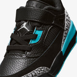Jordan Spizike Low (TD) - Black/Wolf Grey/Gamma Blue
