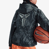 Kobe Lightweight Woven Youth Jacket - Black/Reflective Silver