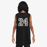 Kobe Basketball Youth Jersey - Black/Sanddrift