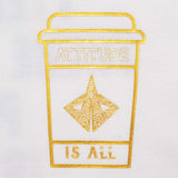 JB 'Attitude Is All' T-Shirt - White