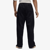 Brooklyn Fleece Oversized Open-Hem Pants - Black/Sail