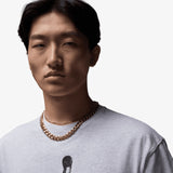 Brooklyn Jumpman Logo T-Shirt - Birch Heather/Black