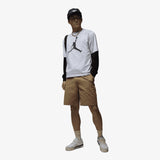 Brooklyn Jumpman Logo T-Shirt - Birch Heather/Black