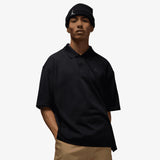 Brooklyn Polo T-Shirt - Black/Iron Grey
