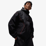 Brooklyn Printed Draft Jacket - Black/Gym Red