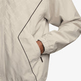 Brooklyn Printed Draft Jacket - Orewood Brown/Black