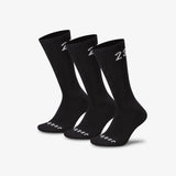 Essential Crew Socks (3 Pairs) - Black