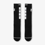 Everyday 23 Crew Socks (1 Pairs) - Black/White