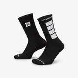 Everyday 23 Crew Socks (1 Pairs) - Black/White