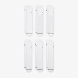 Everyday Cushioned Crew Socks (6 Pairs) - White/Black