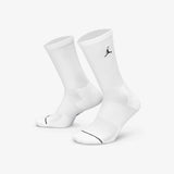 Everyday Cushioned Crew Socks (6 Pairs) - White/Black