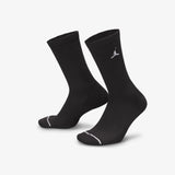 Everyday Cushioned Crew Socks (6 Pairs) - Black/White