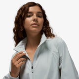 Sport Dri-FIT Tunnel Women's Jacket - Light Silver/White
