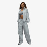 Sport Dri-FIT Tunnel Women's Jacket - Light Silver/White