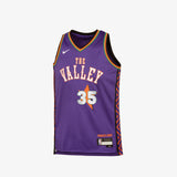 Kevin Durant Phoenix Suns 2024/25 City Edition Youth Swingman Jersey - Purple