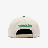 Boston Celtics Pro Pinch Snapback - White Cream/Green
