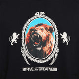 LeBron 'Strive For Greatness' Lion Fleece Hoodie - Black
