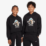 LeBron 'Strive For Greatness' Lion Youth Fleece Hoodie - Black