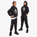 LeBron 'Strive For Greatness' Lion Youth Fleece Hoodie - Black