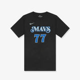 Luka Doncic Dallas Mavericks 2024 City Edition Name & Number NBA Youth T-Shirt - Black