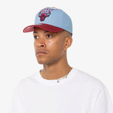 Chicago Bulls Lover Boy Pro Crown Snapback - Blue/Maroon/Pink
