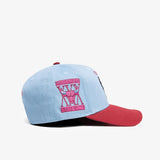 Chicago Bulls Lover Boy Pro Crown Snapback - Blue/Maroon/Pink