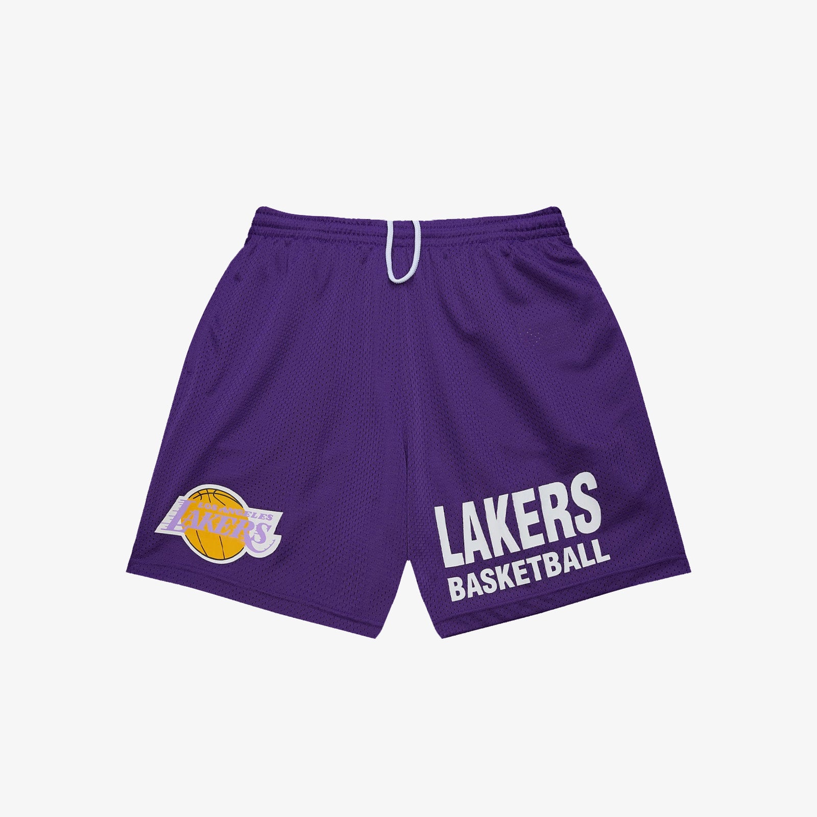 Los Angeles Lakers Game Day 7 Mesh Shorts Purple Throwback