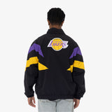 Los Angeles Lakers Spray Jacket - Black/Purple/Yellow