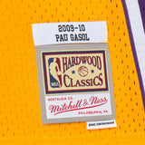 Pau Gasol Los Angeles Lakers 09-10 HWC Swingman Jersey - Yellow