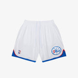 Philadelphia 76ers 09-10 HWC Swingman Shorts - White