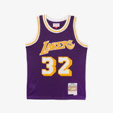 Magic Johnson Los Angeles Lakers 84-85 HWC Youth Swingman Jersey - Purple