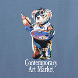Art Market Bear T-Shirt - Wave