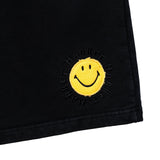 Smiley Vintage Shorts - Washed Black