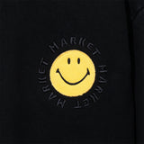 Smiley Vintage Wash Crew Sweatshirt - Washed Black
